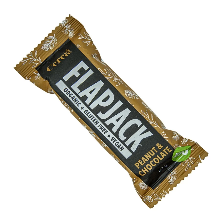 Flapjack Organic + Gluten Free + Vegan Peanut and Chocolate 1