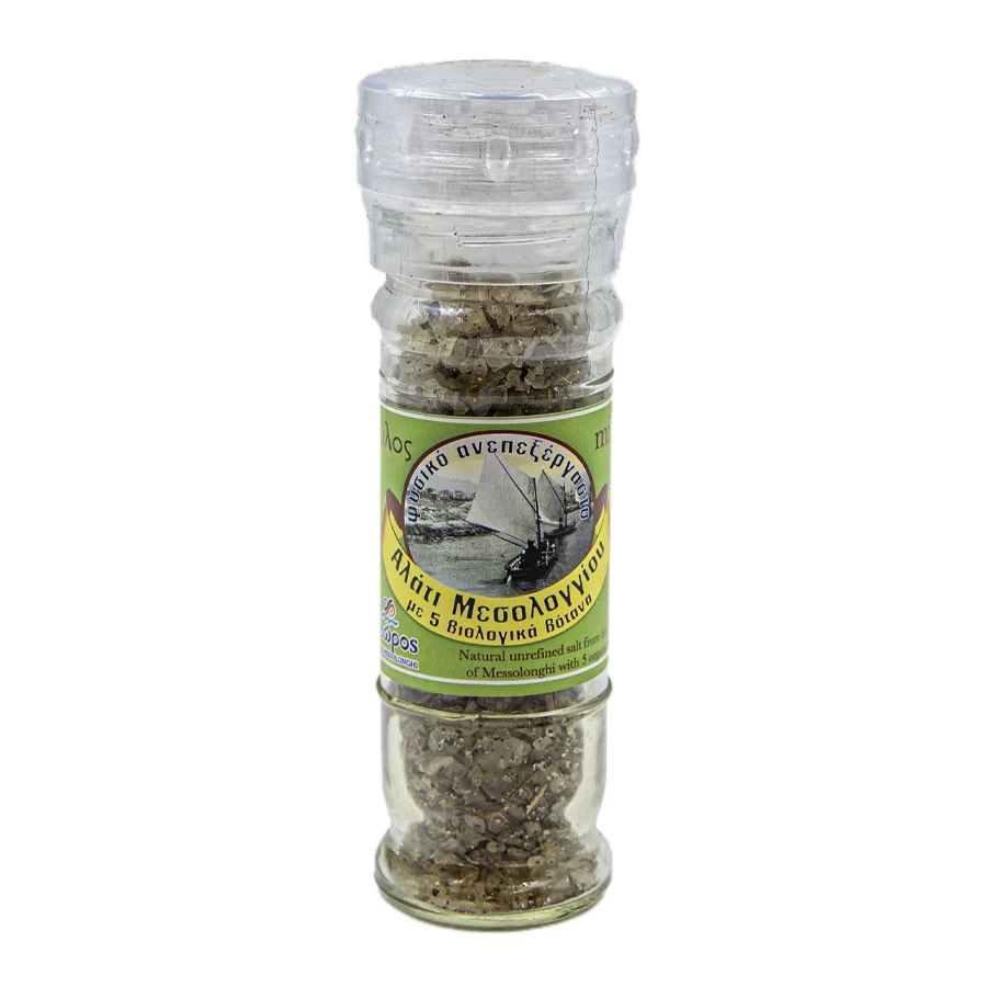 Messolonghi Salt with 5 Organic Herbs
 1