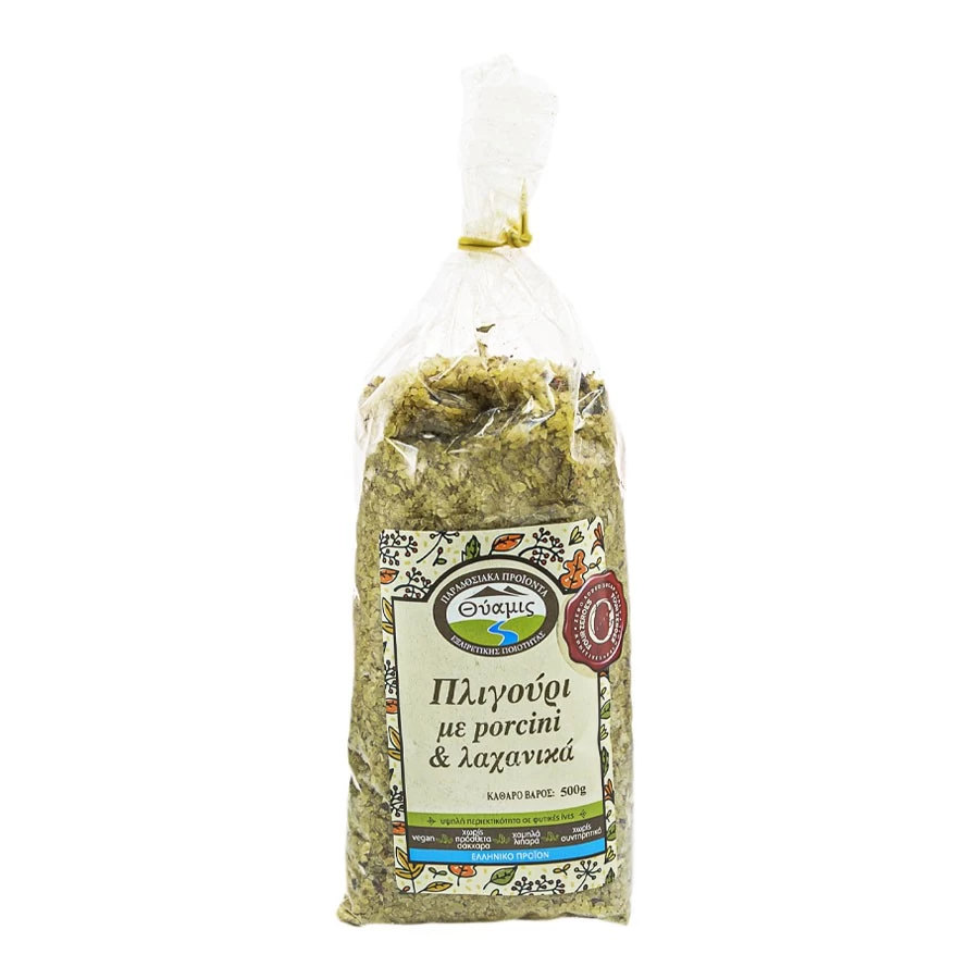 
Oatmeal with Porcini and Vegetables 1