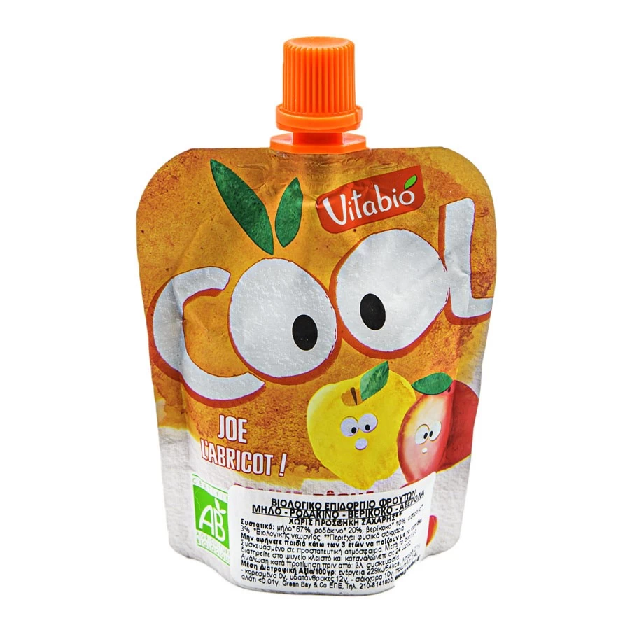 BIO Fruit Dessert Apple, Apricot, Peach, Acerola
 1