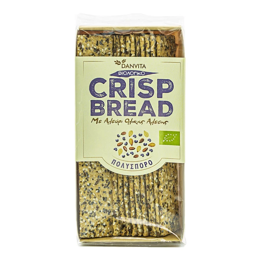 Crisp Bread with Whole Milled Multigrain Flour(BIO)
 1