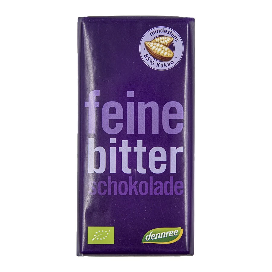 Feine Bitter Schokolade 85% Cacao 1
