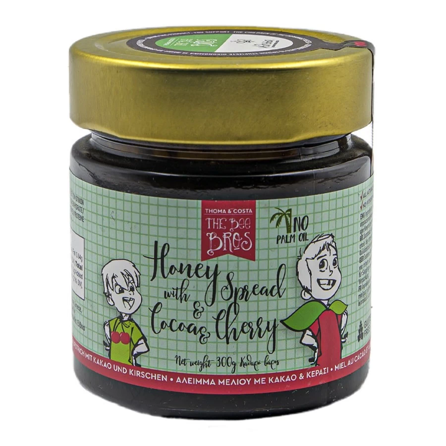 Honey Spread with Cocoa and Cherry 1